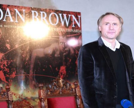 FOTO: Dan Brown v Praze